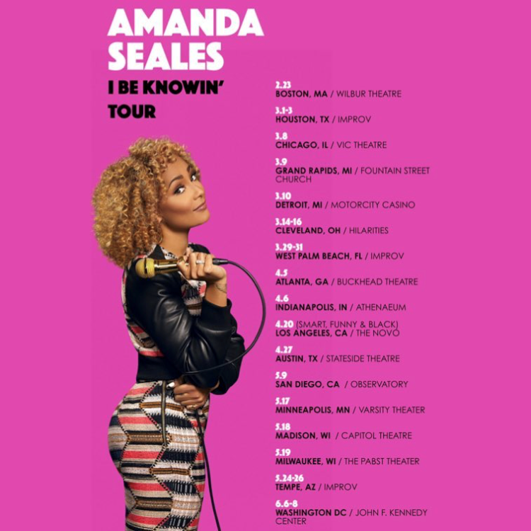 Comedian Amanda Seals "She be knowin" Tour
