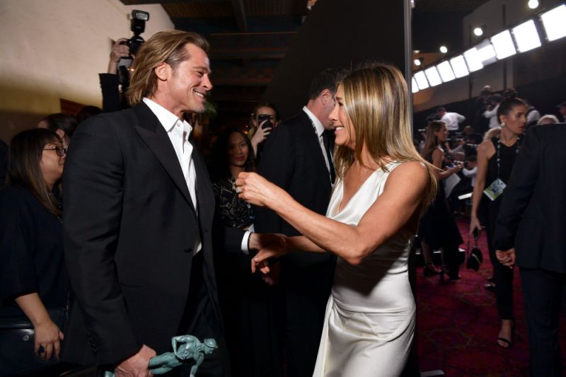 Brad Pitt and Jennifer Aniston_SAG Awards 2020