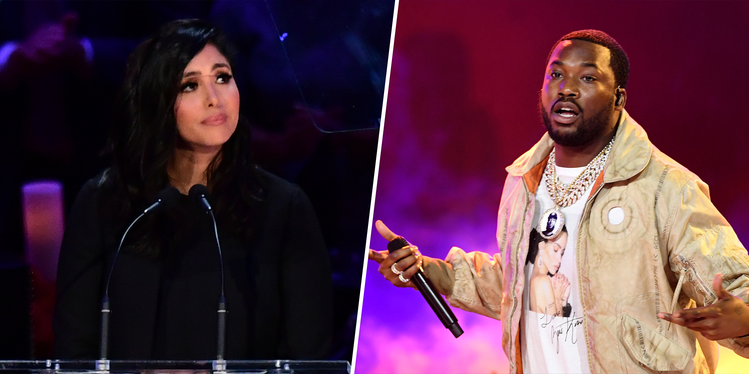 Vanessa Bryant called out rapper Meek Mill for a reference to Kobe Bryant.