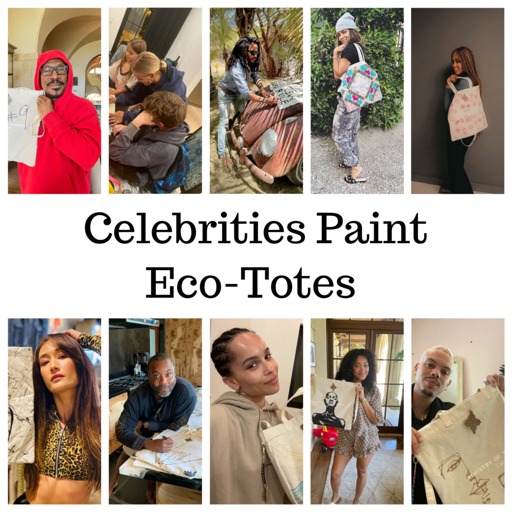 Celebrities Paint Eco-Totes
