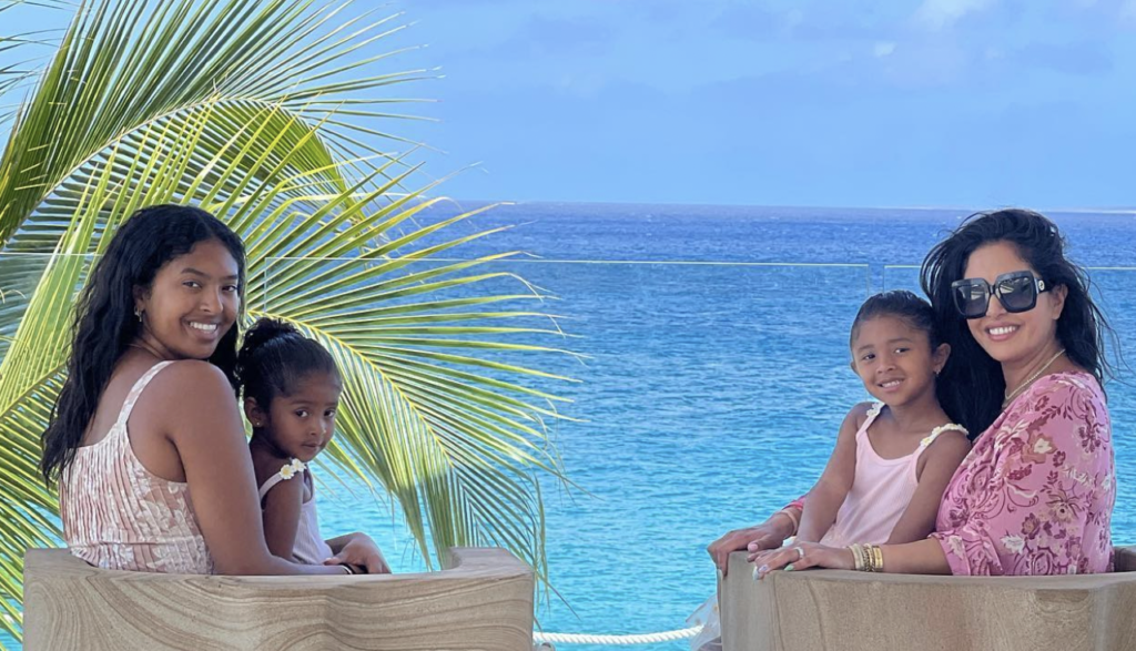 Vanessa Bryant and Her Daughters Celebrate Easter in the Caribbean