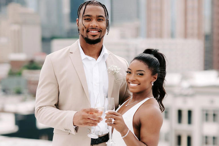 Simone Biles and Jonathan Owens are officially married