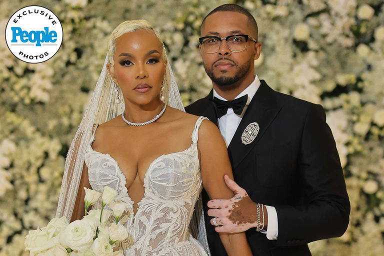 Sterling Pics LeToya Luckett Marries Entrepreneur Taleo Coles in Lavish Ceremony at the Le Tesserae venue in Houston, TX, July 27